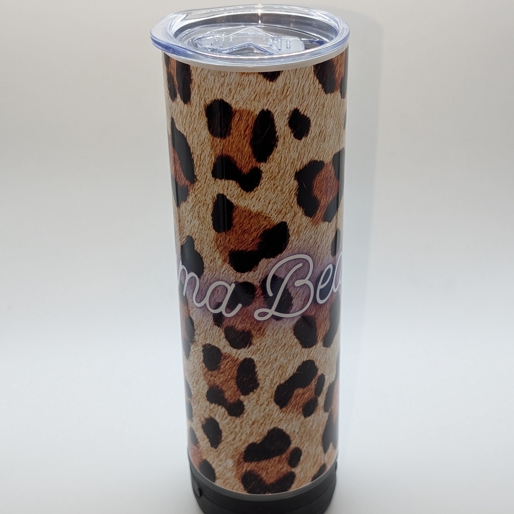 Mama Bear Leopard Print Tumbler (New)